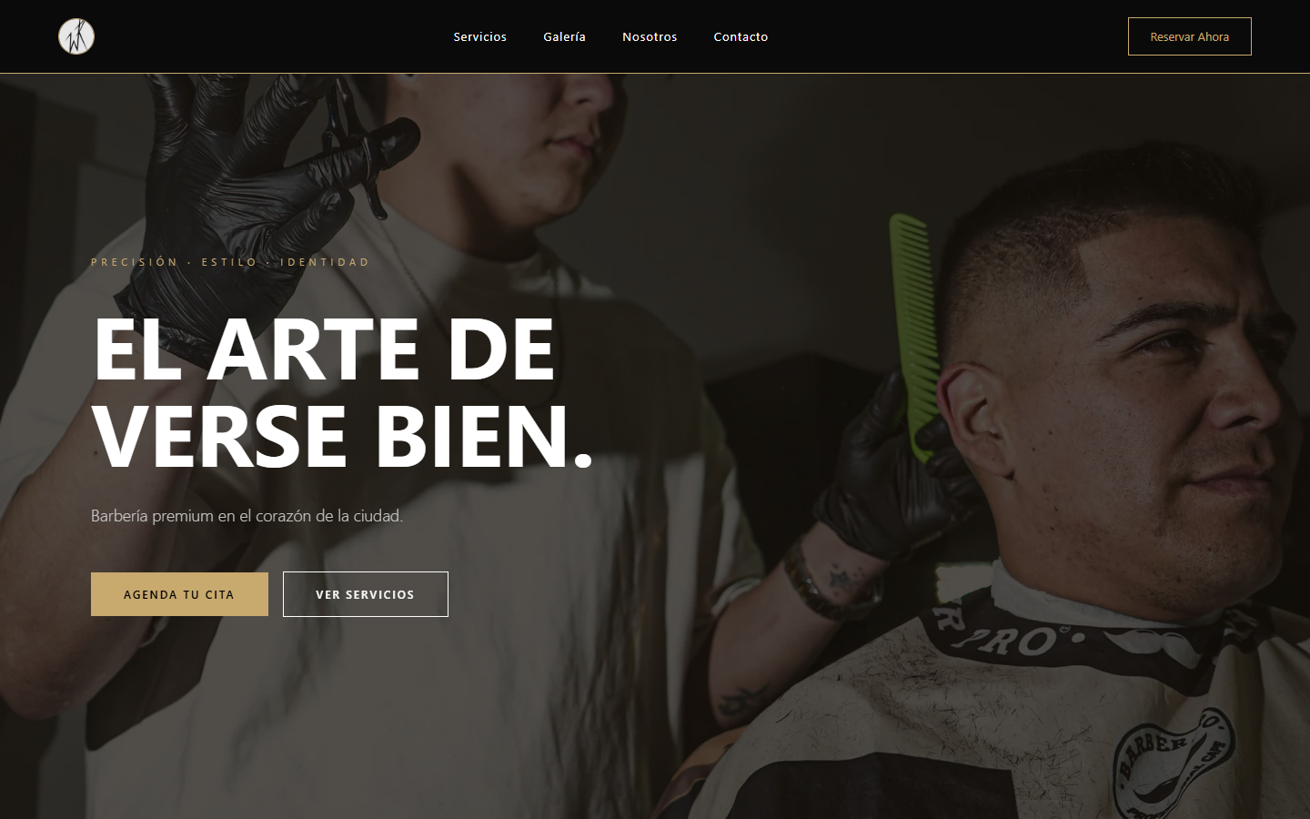 Barbería Will — landing premium